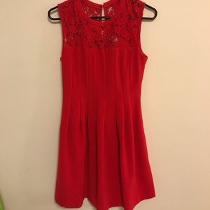 H&M lace trim dress